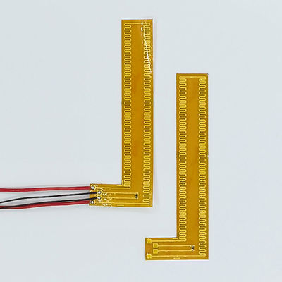 Elemento de aquecimento do Polyimide do metal do OEM flexível com forma especial da cor preta amarela