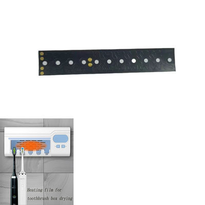 Filme de aquecimento flexível do controle de temperatura para o OEM da caixa da escova de dentes da desinfecção