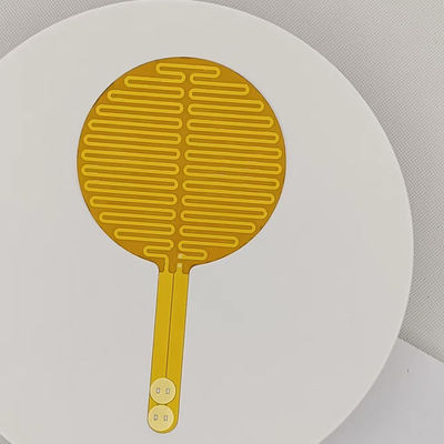 Calefator da folha do Polyimide da forma redonda, Heater For Leg Massager flexível feita sob encomenda