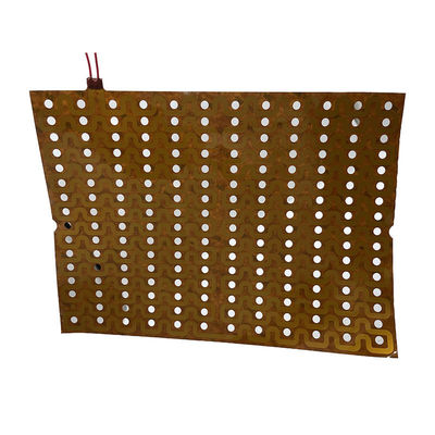 elemento de aquecimento flexível de 40 - 260 calefatores flexíveis do Polyimide do grau para a maquinaria médica