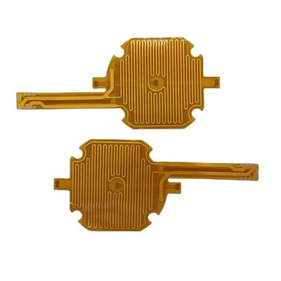 Elemento de aquecimento flexível amarelo/preto de Heater Durable Heat Resistant Flexible do filme