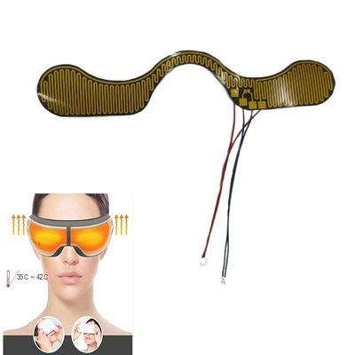 1.5 - 500VAC Copper PI Heating Film elemento de aquecimento de poliimida para massagista ocular