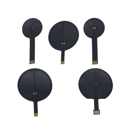 Pads de aquecimento personalizados de Kapton com terminal de dedo de ouro aquecedor de filme fino para dispositivos